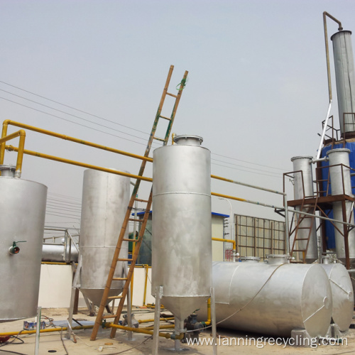 lanning waste plastic pyrolysis machine